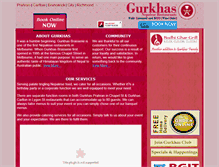 Tablet Screenshot of gurkhas.com.au